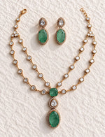 Load image into Gallery viewer, Layered Oval Stone Drop Design