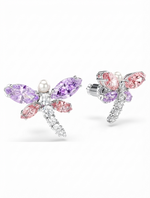 Load image into Gallery viewer, Luxury Crystal Dragonfly Stud Earrings