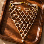 Load image into Gallery viewer, Pearl & Kundan Statement Choker Set
