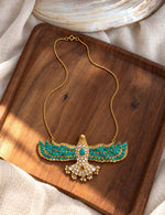 Load image into Gallery viewer, Bird Motif Stone-Set Statement Necklace
