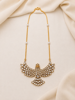 Load image into Gallery viewer, Royal Eagle Kundan Statement Necklace for Women
