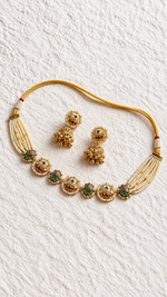 Load image into Gallery viewer, Pearl Strand Kundan Necklace Set
