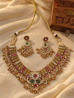 Load image into Gallery viewer, Rajsi Floral Kundan Choker Set
