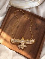 Load image into Gallery viewer, Bird Motif Stone-Set Statement Necklace
