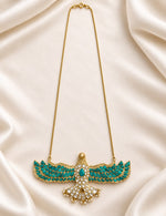 Load image into Gallery viewer, Bird Motif Stone-Set Statement Necklace
