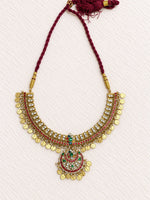 Load image into Gallery viewer, Intricate Kundan-Style Choker Necklace
